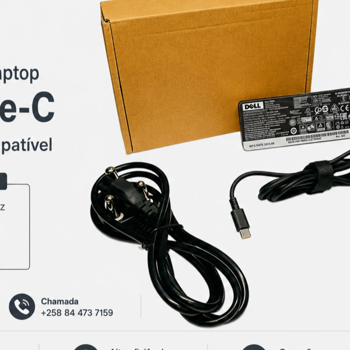 Carregador DELL type-C